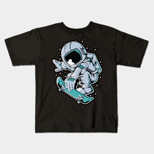 Astronaut - Skateboard Kids T-Shirt